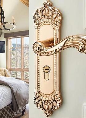 基亚锁业欧式金室室内锁卧静音门色门锁房间锁具H17302TM室内木门