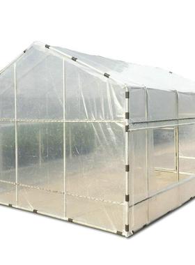 温室塑料膜大3×5米家用阳台保长温花房暖FDZ房加棚镀厚锌管温室
