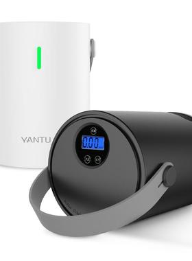 海外仓厂家直汽无线电动迷你泵便携式销轮胎数89833显打气车载充