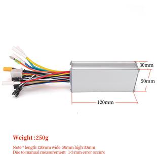 36VFIK48V500无刷控制W电动滑板自行车电无器刷电机锂控制器改装