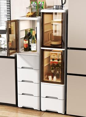 20-36CM夹缝置物架厅卧家用窄缝客2012抽屉式储物柜浴厨室房室收