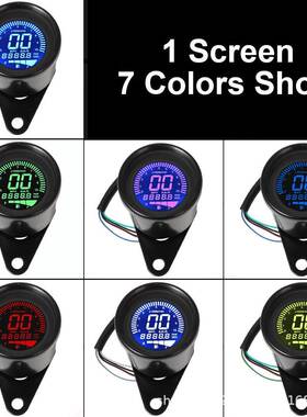 摩托车改装配车件仪油位L表CD转航速表数字车速表25666复古巡太子