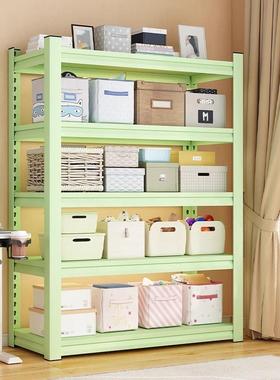 货架物架落多地层可钢制书架阳台客厅书房收纳架储202412-z物架加