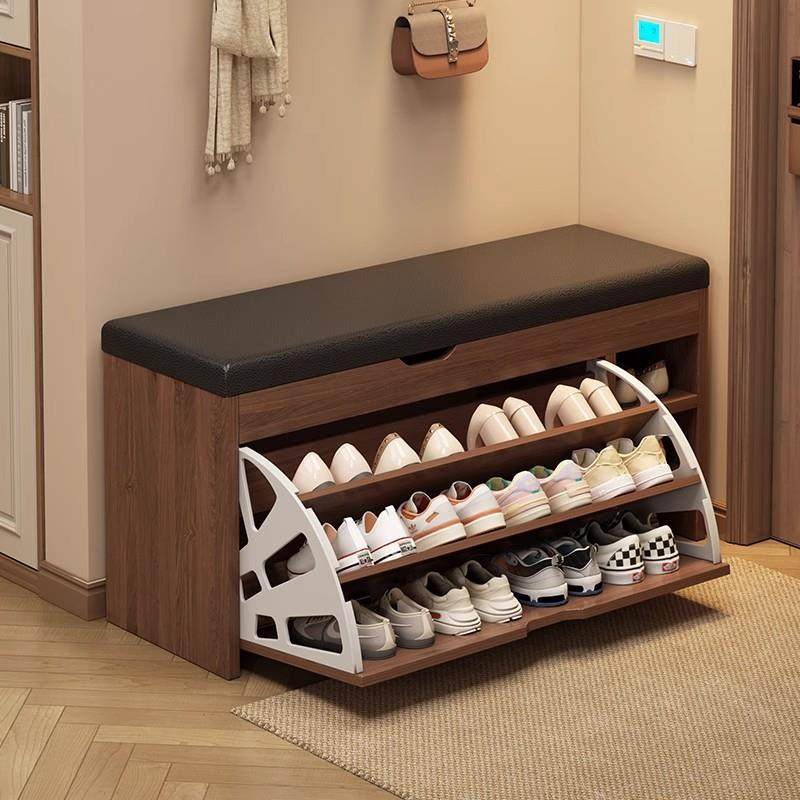入户换鞋凳家用门可玄坐鞋柜坐凳一体HXD0013斗鞋翻架关储物进口