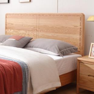 木实木3橡床EJC1.2米单人床一米五八1红5CM宽的气压储物双人床