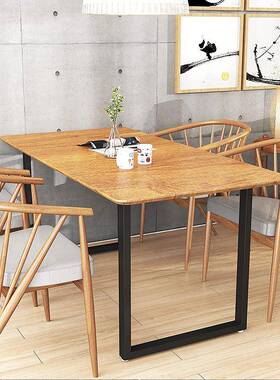 妆台支架餐桌金属单梳板桌脚46431座腿办公桌脚简易子腿支撑铁底