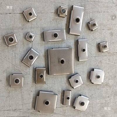 方形焊接螺母方内塞螺钢母皮管内置母连接件内套牙不锈管内铁DCS