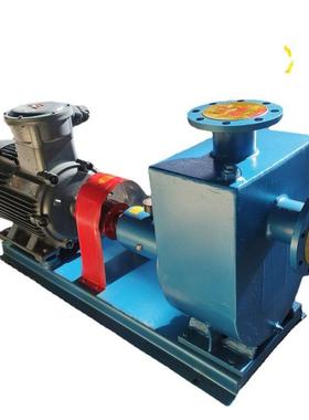 实体厂家离CYZ自吸式心泵94550YCZ-20动卧式铸铁柴油汽油自电吸泵