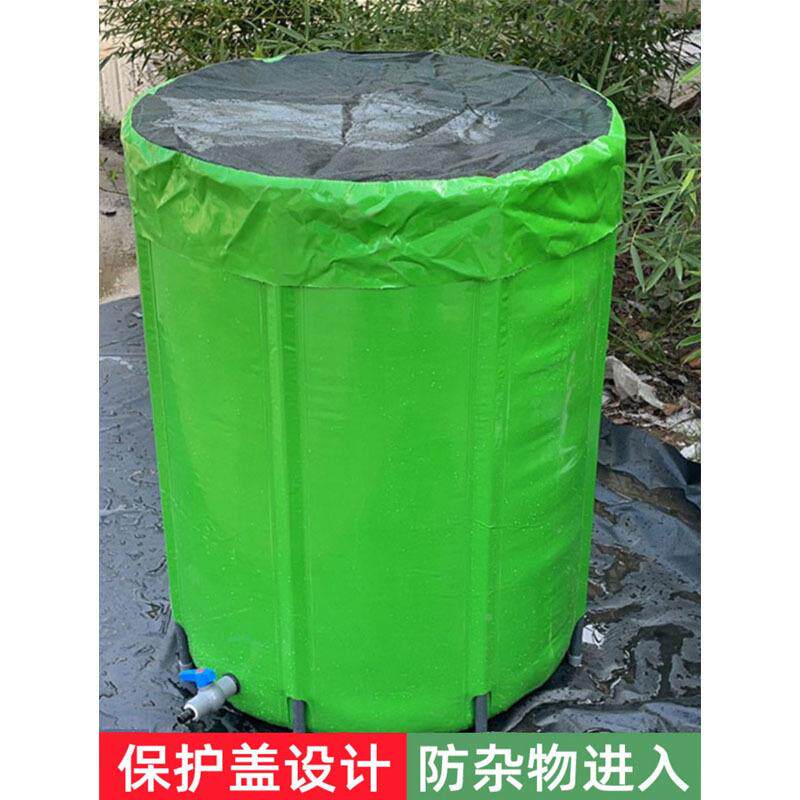 收水集家用可折叠移动水雨水桶大容量户外多功能68大号庭院便携储