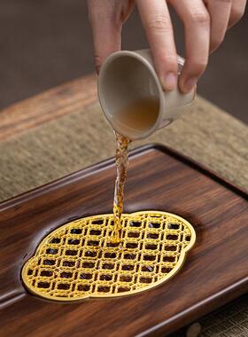 手工胡YJJY-019桃木茶盘托盘高端泡茶盘复古简约用型茶盘长小方排