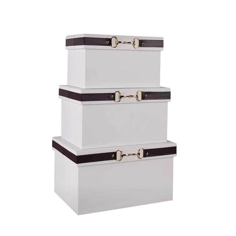 质软装工新KYS32中艺大容量收式纳盒酒店样板房衣帽间收纳装饰摆