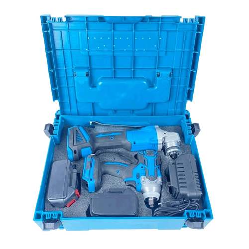 现货二合一组合率大功两件套多979功能锂电角磨工具套装机电锤