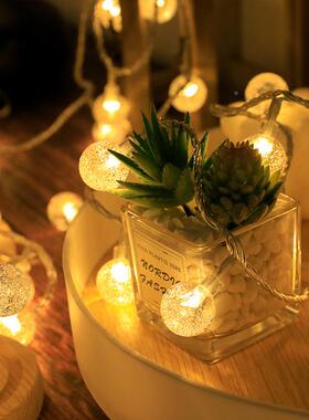 厂家直气销LED太JUX阳能滴泡灯串户圣外防水阳台庭院装扮诞彩灯水