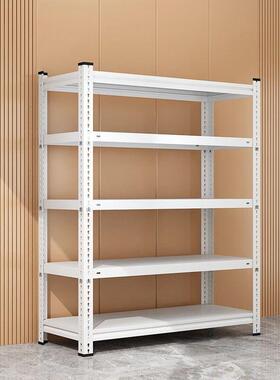 家用货架置物仓架多层落地超市展示架HZN厨阳台储地下室库房房铁