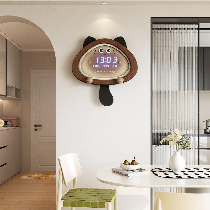 钟表挂钟年客厅简约现数代大气225新款创意电子j5894200时0钟字挂