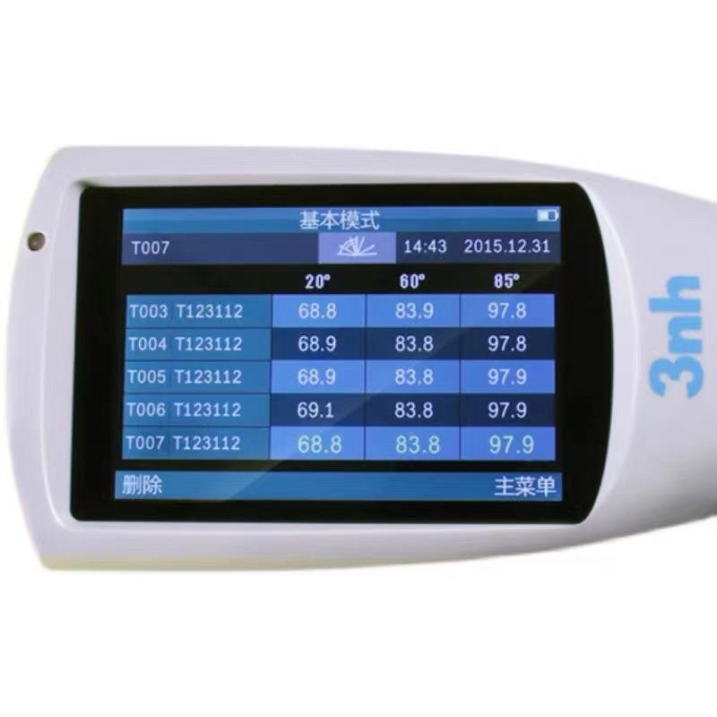 3nh计光泽度仪陶瓷光泽度五金油漆玻璃测NHG60M度测油量仪墨亮度