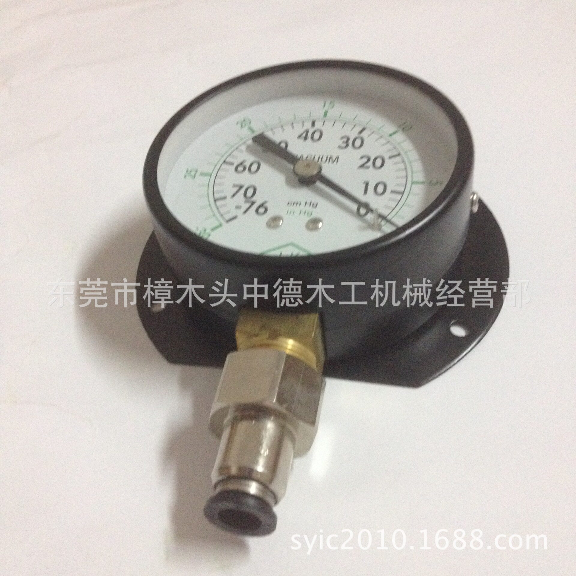 恩德CNC真空吸力表 仲德加工中心真空负吸表