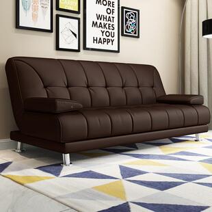 简约实917沙发两用可折叠客厅小户型1省空间单木双人多床功能沙发