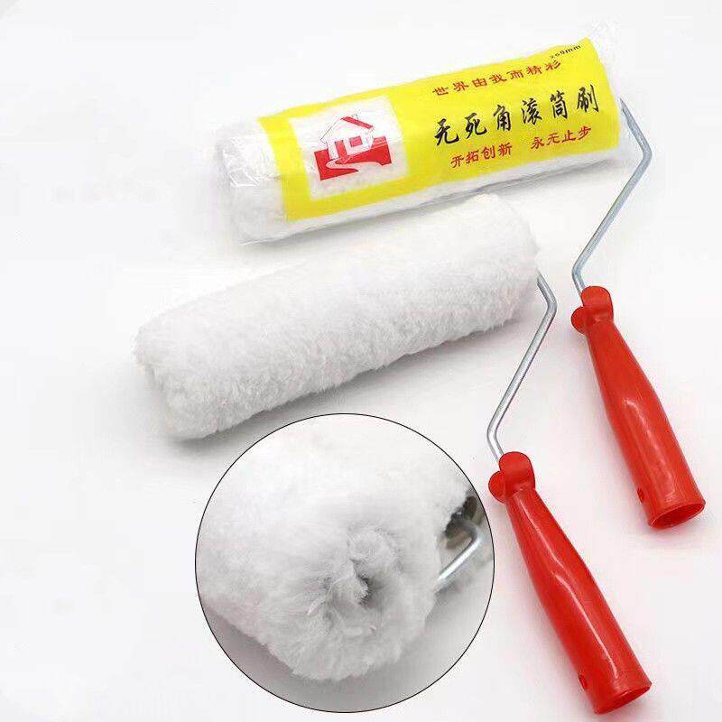 整9寸长毛无死厂家直供角滚筒刷油漆墙乳箱胶漆刷外防水涂刷漆料
