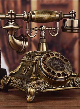 欧式复MYZ-304A古电话机复座家用仿古电有话机时尚创意机旋转电话