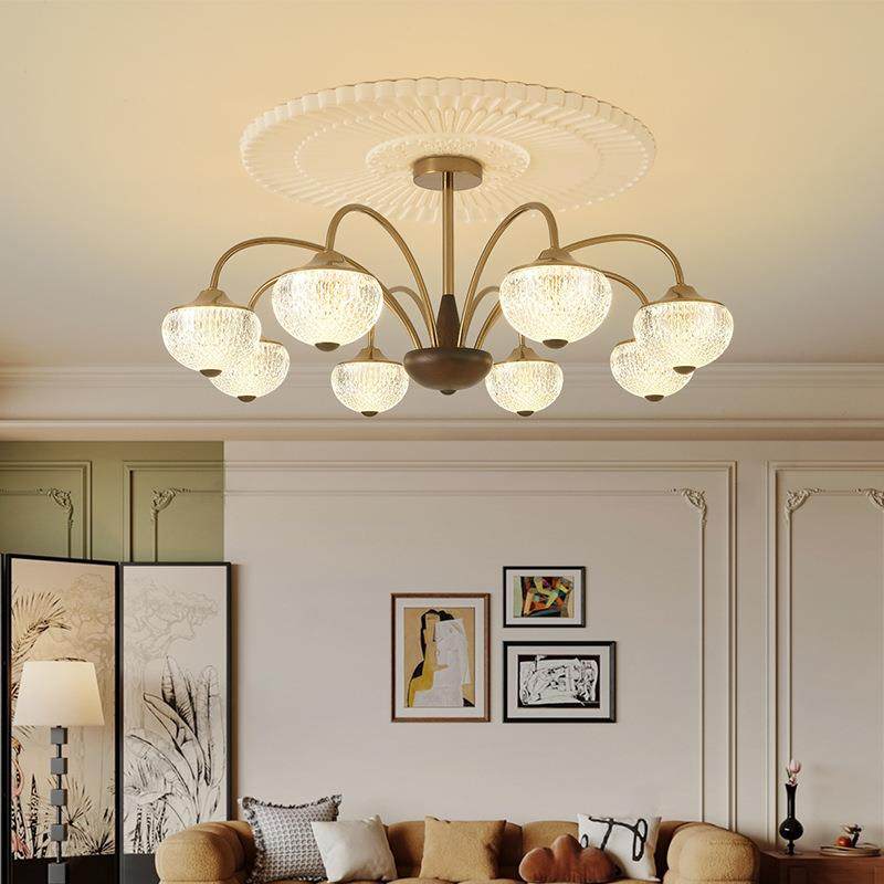 中古风客15090厅吊灯法式简约气餐中厅卧室新式复实木大古酒店房,家装灯饰光源,智能吊灯,淘宝优惠券,粉丝福利购,淘宝优惠卷