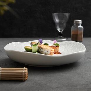 精创意商用酒店餐具菜致摆食盘子熟展示盘喜饼水YYP果糕点冷托盘