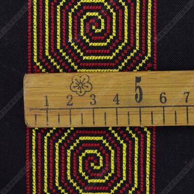 螺AWI云壮南民族花厂家直销绣苗族广西族旋纹十字绣长条舞台服装