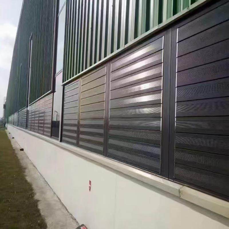 百厂电动手动集装箱百叶窗家工业厂房784外墙窗防叶雨铝合金百叶