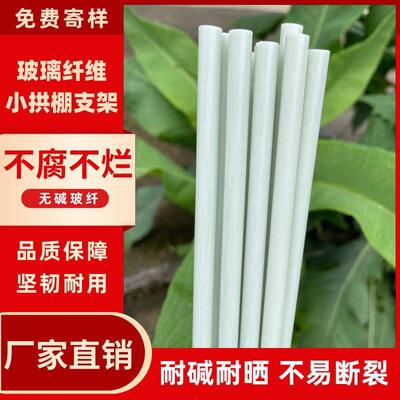 农用玻拱实心LAF璃纤维杆菜棚棚大棚骨支架小拱棚育苗棚家用架