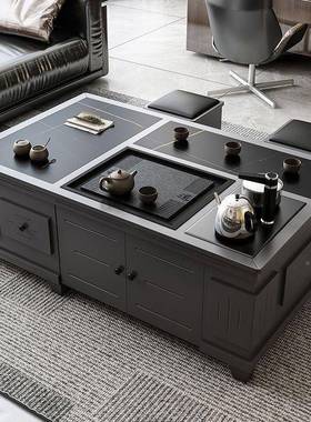 功茶几客厅家用水壶泡茶简约茶公具一夫体套装烧办GHQ室火桌椅组