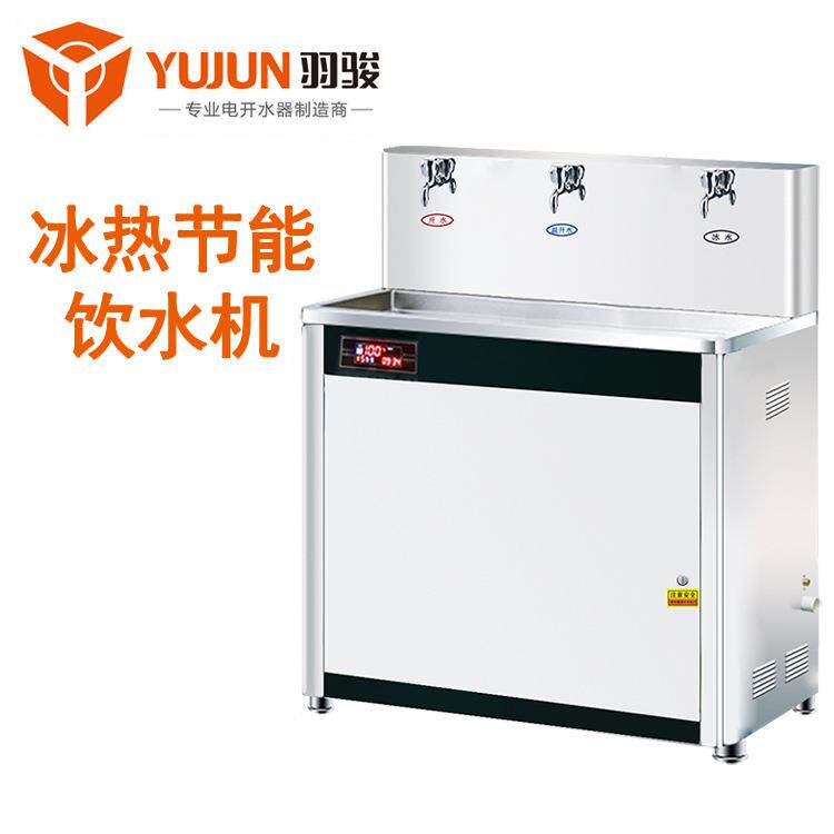 羽骏一开一冰直饮水机商用学校大型开水机热水机冰热两用开水器