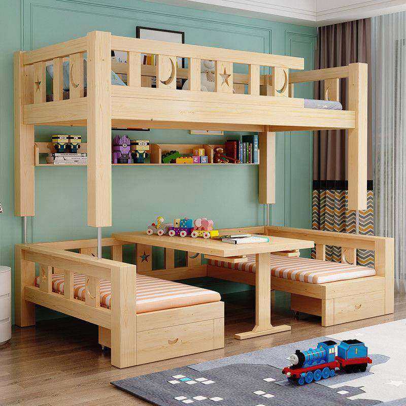 实木上下床儿童床双层床高低床子母床上床下桌上下铺多功能书桌床,农用物资,其他肥料,淘宝优惠券,粉丝福利购,淘宝优惠卷