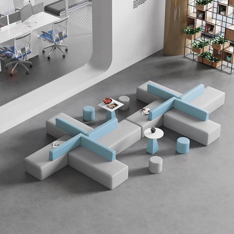 创意异形现代布艺培训机构接待休息区洽谈商务长条沙发组合办公室,农用物资,其他肥料,淘宝优惠券,粉丝福利购,淘宝优惠卷