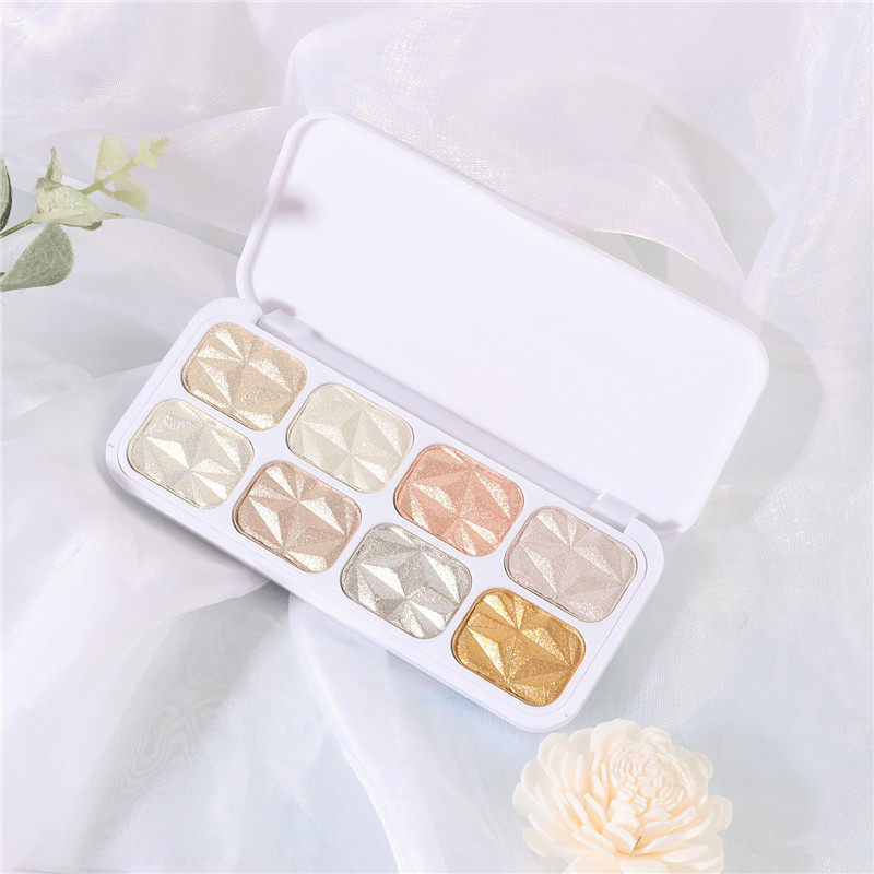 8色珍珠细闪盘不飞粉眼部彩妆盘面部提亮哑光高光盘国潮彩妆星河,彩妆/香水/美妆工具,彩妆盘,淘宝优惠券,粉丝福利购,淘宝优惠卷