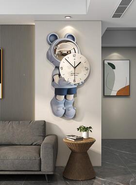 家网餐红宇钟航员装饰钟WC2456B-表挂客厅高级感现代简约用厅创意