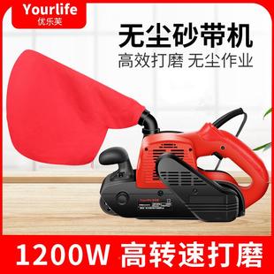 砂GEZ砂工带打磨机手机提式 木磨光机平面砂带 砂带机家用小型台式