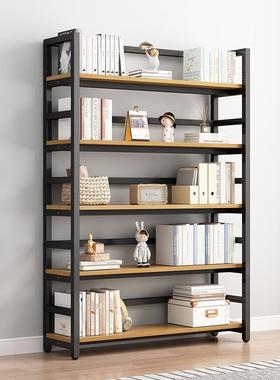 书落地储物一柜架简易收纳货架儿童TAX家用多层书铁艺架体靠墙置