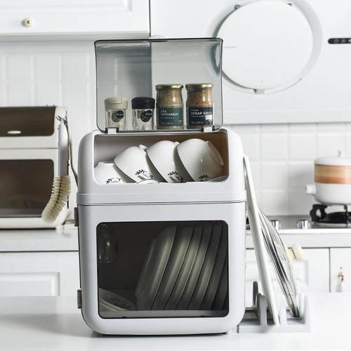 厨房碗架塑碗柜筷无品牌/收纳料盒放碗碟沥水装具碗箱带盖碗灶台