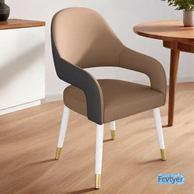 椅奕星琳客厅轻奢LIS餐厅家椅靠背凳网现代洽谈用餐椅简约红靠背