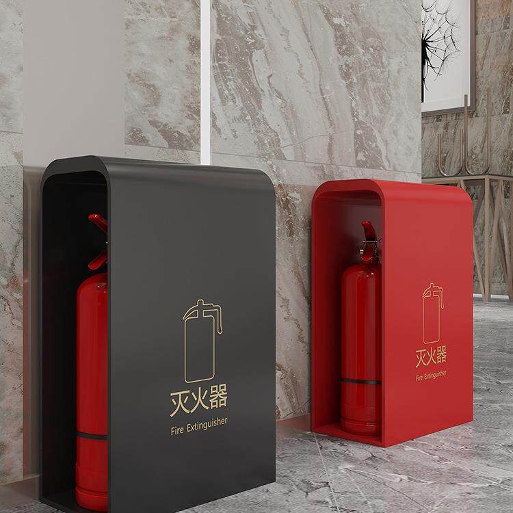 灭火器专用箱子高端酒店商场专用消防箱收纳箱放置架不锈钢灭火箱
