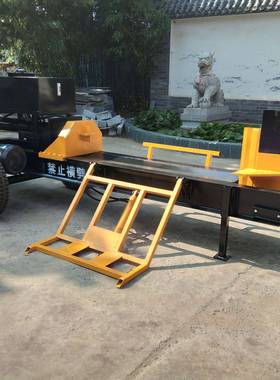 新农款液柴木油压动力杂木劈YPT木机自动上木硬木劈柴机场树林砍