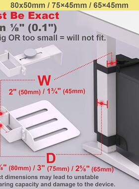 桌支下电脑架YC-ZJJ02用桌下电脑架面立式办公桌夹紧式PC支架