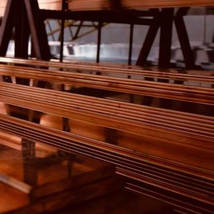 无锡NAN汇现货T2导流电紫铜排接地实心扁条铜排零切加工紫铜排33