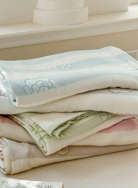 竹维毯RML毛巾成人夏季盖纤薄款夏凉被子冷感冰丝空薄毯子调毯