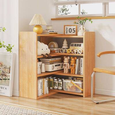 厅OAC置物架落客架地多书家用转角书柜可伸层缩旋转简易矮柜子储