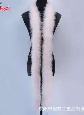 厂家5g彩色火鸡羽毛绒舞台表演0UWD服装配饰辅料全长条绒毛DIY