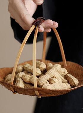 茶道仿真花生紫直茶宠创意迷砂你精品趣桌味茶手工QNC茶玩播福利