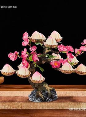 寿桃树心架新gzyz-202点台摆件酒网红创意点缀店自助餐具装饰寿宴