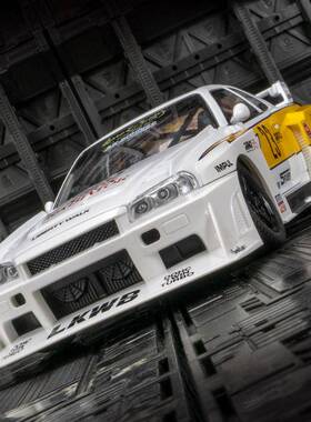 金丽方1901-411仿真R34赛道版GT合金车汽车模型天际线跑车