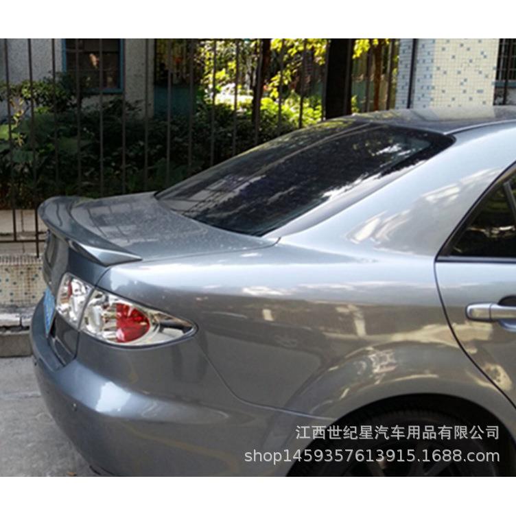 适用于03-15款马自达6尾翼老马六改装卧式大压尾经典免打孔定风翼